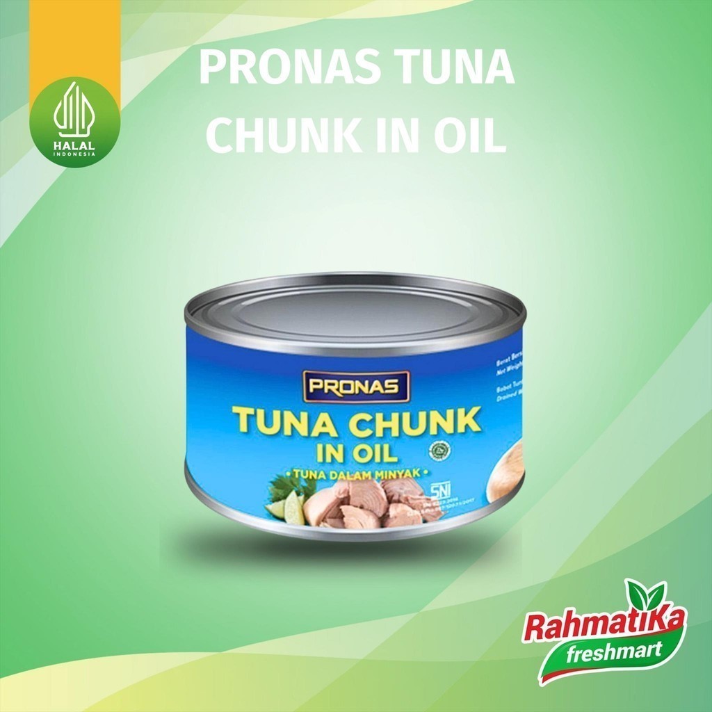 

Pronas Tuna Chunk In Oil / Tuna Dalam Minyak 185 gram