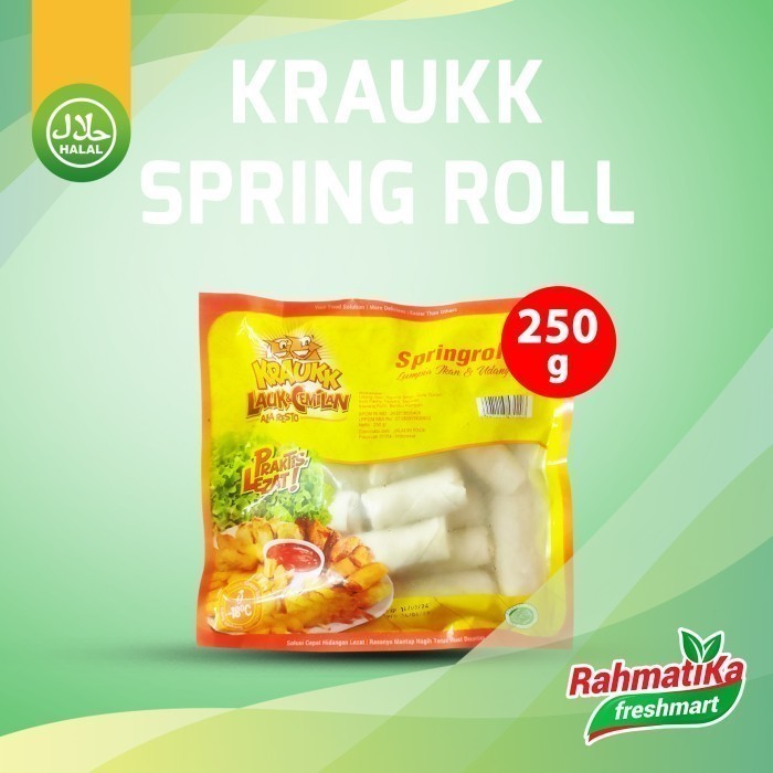 

KRAUKK Lumpia Ikan & Udang / Spring Roll 250 gram