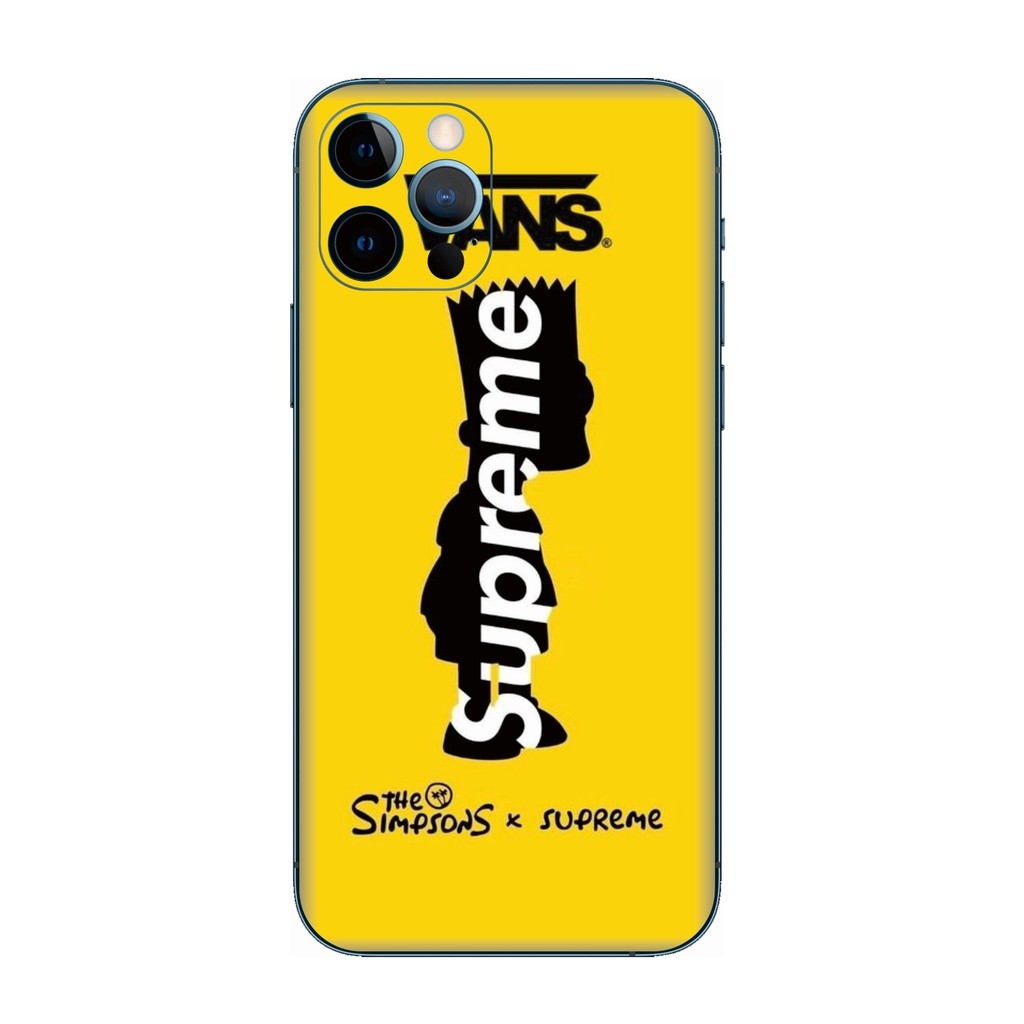 

Terlaris Iphone 12 Supreme Stiker Antigores Gamar Sendiri Garskin Custom Case Laminasi Tebal COD