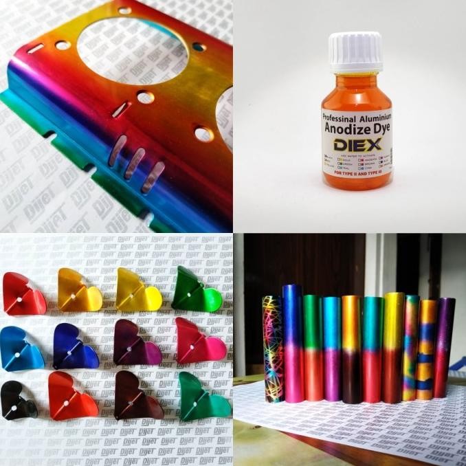 

Spesial Pewarna Anodise, Anodize Dye 75Ml
