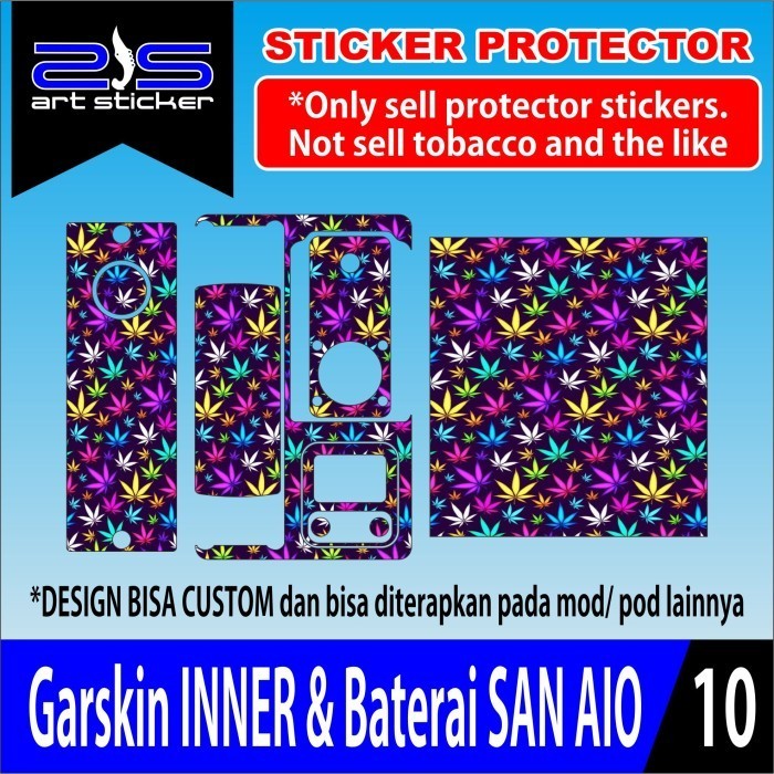

Terlaris Inner Baterai San Aio Black Se Garskin Stiker Custom Case Laminasi Tebal COD