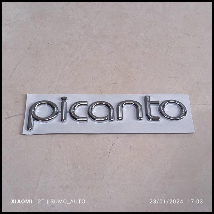 Emblem Tulisan Picanto