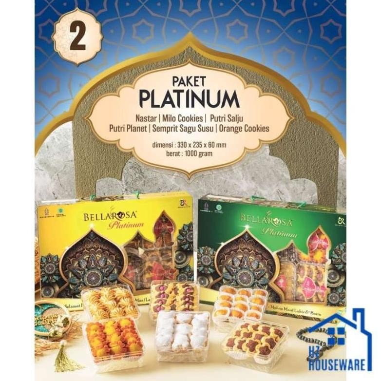 

Parsel Ramadan Platinum Kue Lebaran Bellarosa Isi 6 Kue - HZ