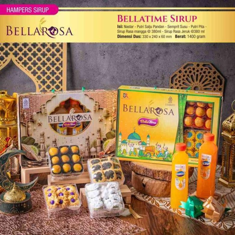 

BELLAROSA PARSEL RAMADHAN PAKET BELLATIME PAKET KUE KERING + SIRUP