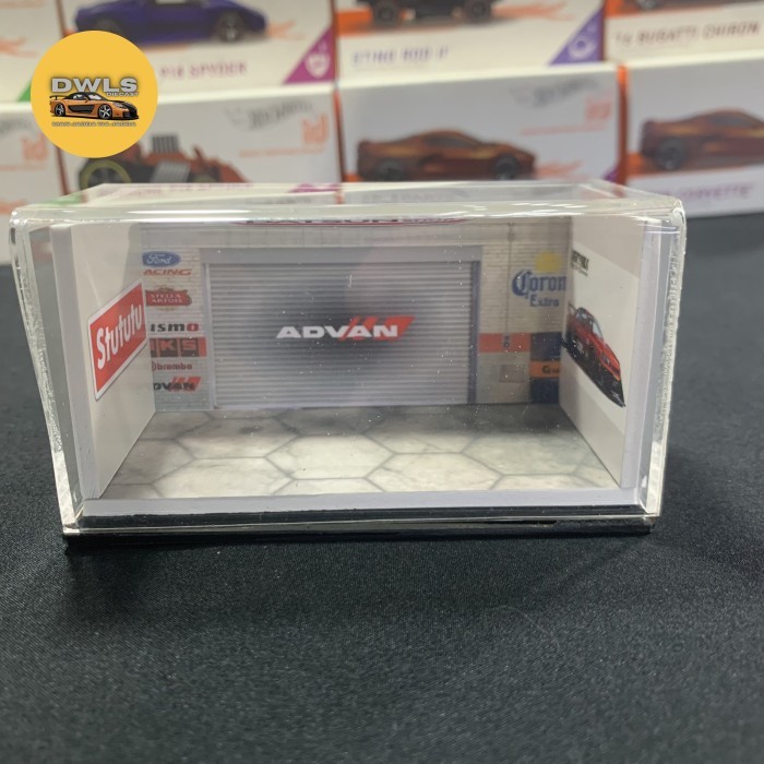 DIORAMA AKRILIK HOTWHEELS MATCHBOX MINIGT MINI SCALE DIECAST