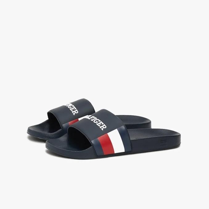 TOMMY HILFIGER - LOGO STRAP POOL SLIDES ORIGINAL SANDAL PRIA KAR