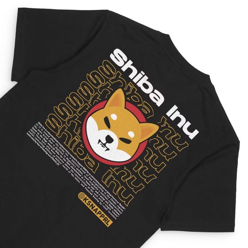 T-shirt shiba/Kaos meme Shiba inu/ Kaos meme coin shiba inu