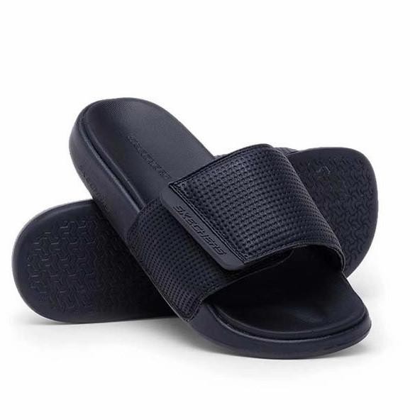 SKECHERS SENDAL PRIA SLIDE GAMBIX 2.0 MEMORY FOAM 51729BBK KAR