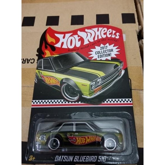 HOTWHEELS DATSUN BLUEBIRD 510. 2017 COLLECTOR EDITION