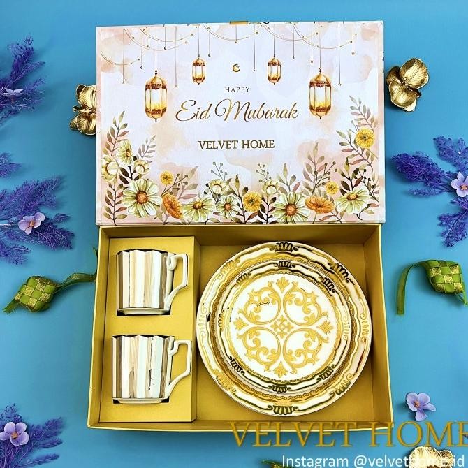 

Hampers piring mug gelas parcel lebaran idul fitri ramadhan eid hadiah ABD