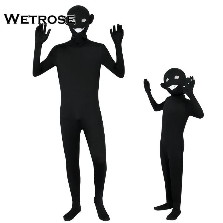 WetroseCostume Detective Conan: The Culprit Hanzawa Killer Murderer Prisoner Crinal Black Shadow Clo