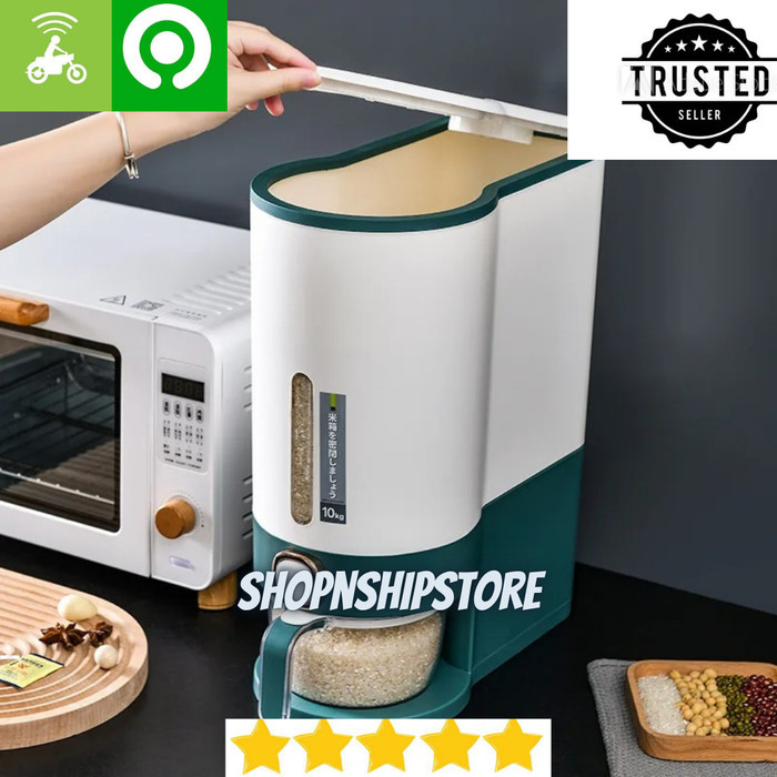 TEMPAT MENYIMPAN BERAS/KOTAK BERAS/WADAH MELINDUNGI BERAS ANTI KUTU