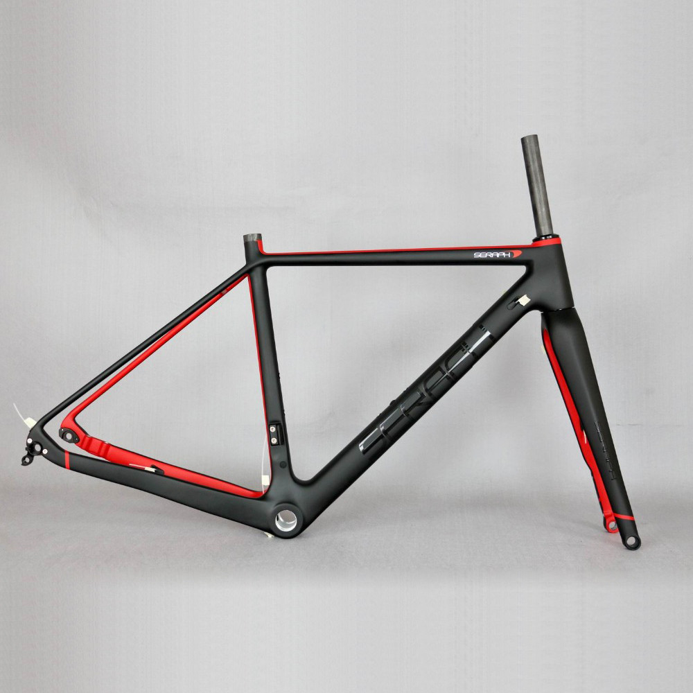 HONYA SERAPH Carbon Bike Frame, Gravel Di2, Carbon Cyclocross Frame, Disc GR029, 700C, Thru Axle, 14