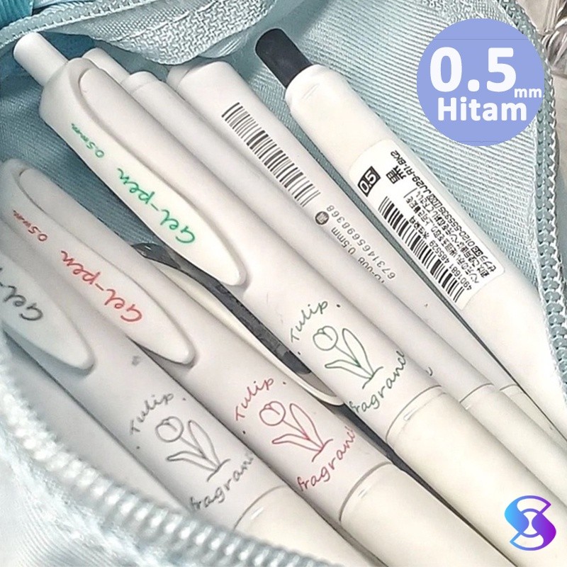 

Promo Ins Gel Pen Pulpen Gel Retractable Tinta Hitam 0.5Mm-Suning Mall Diskon