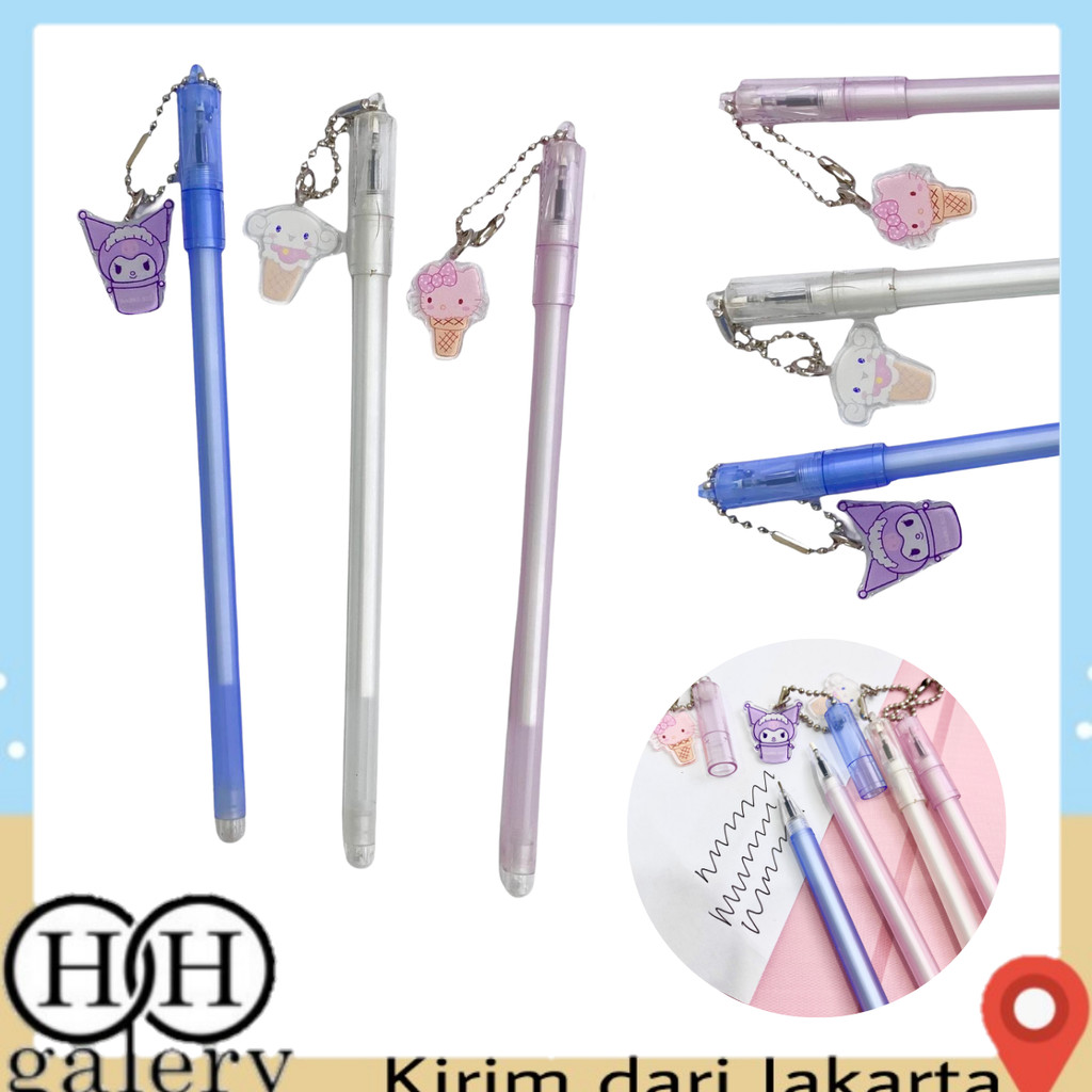 

Promo Pulpen Lucu Aesthetic Pen Gantungan Motif Kartun Bolpoint Karakter Pena Gel Bolpen Unik Alat