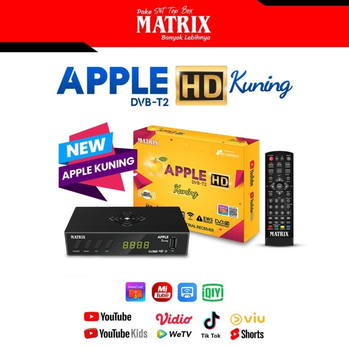 STB MATRIX APPLE DVBT2 HD KUNING