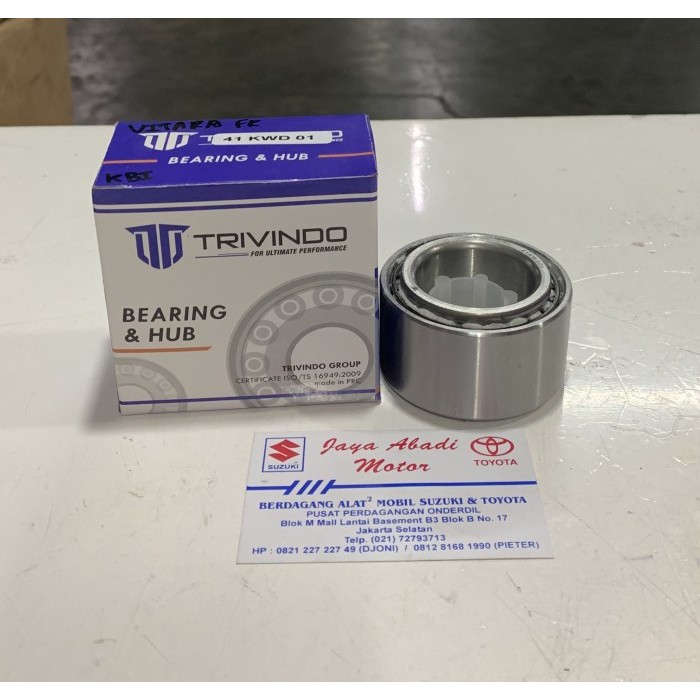 Laher roda depan vitara escudo sidekick trivindo