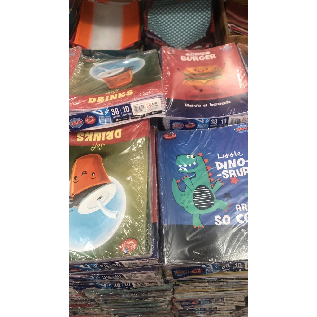

TERMURAH BUKU TULIS 38 LEMBAR SIDU ISI 10PCS KODE 1216