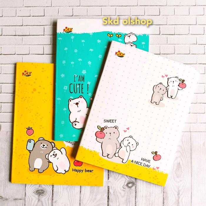 

OBRAL BUKU TULIS KIKY 38 LEMBAR ISI 5 BUKU SEKOLAH KODE 319