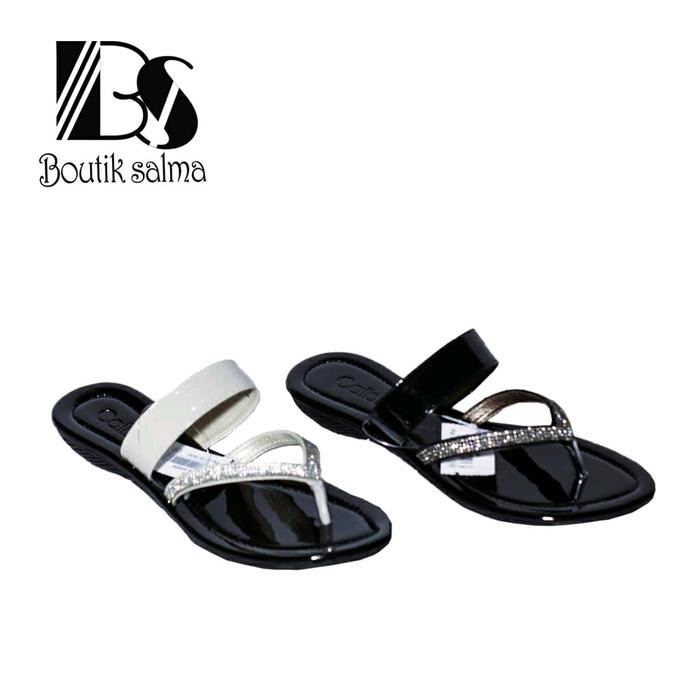 TQE.306 Calbi 100% original Teplek Sandal wanita