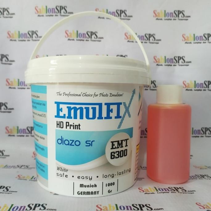 

CO OBAT AFDRUK SABLON EMULFIX CETAK TEBAL HD WHITE 1kg.