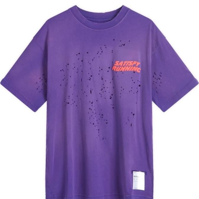 Promo Satisfy Mothtec Tee 'Satisfy Running' - Purple