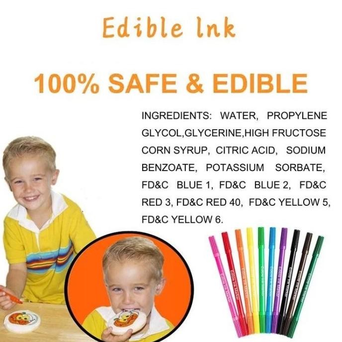 

Promo EDIBLE INK MARKER SINGLE COLORS 1 SET ISI 10 PCS 2 IN 1 SPIDOL KUE COD