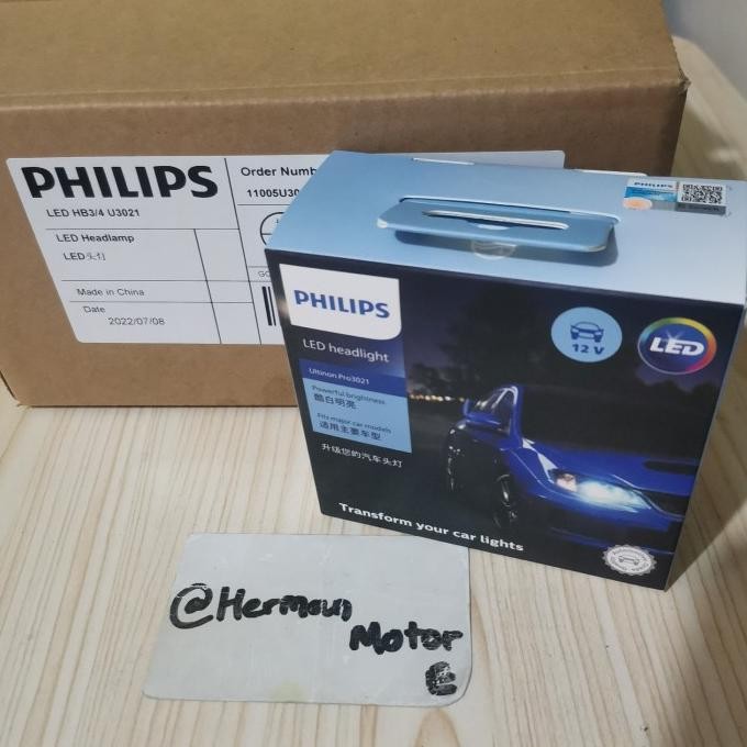 Bohlam Hi beam CRV BRV HRV Philips Ultinon LED HL HB3 HB4 Original bess seller
