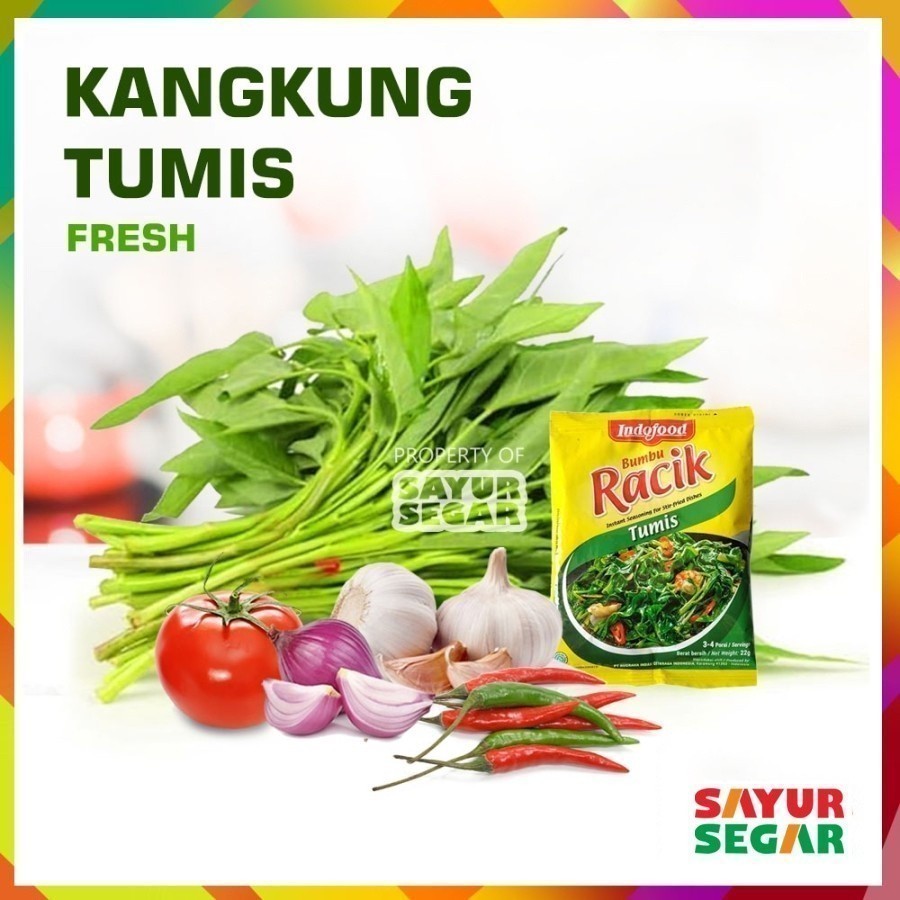 

Paket Sayur Tumis Kangkung [1 Pack] Fresh - Ready to Cook