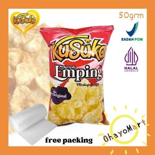 

CUCI GUDANG Kusuka Keripik Emping Original / Kusuka Melinjo Chips 50grm