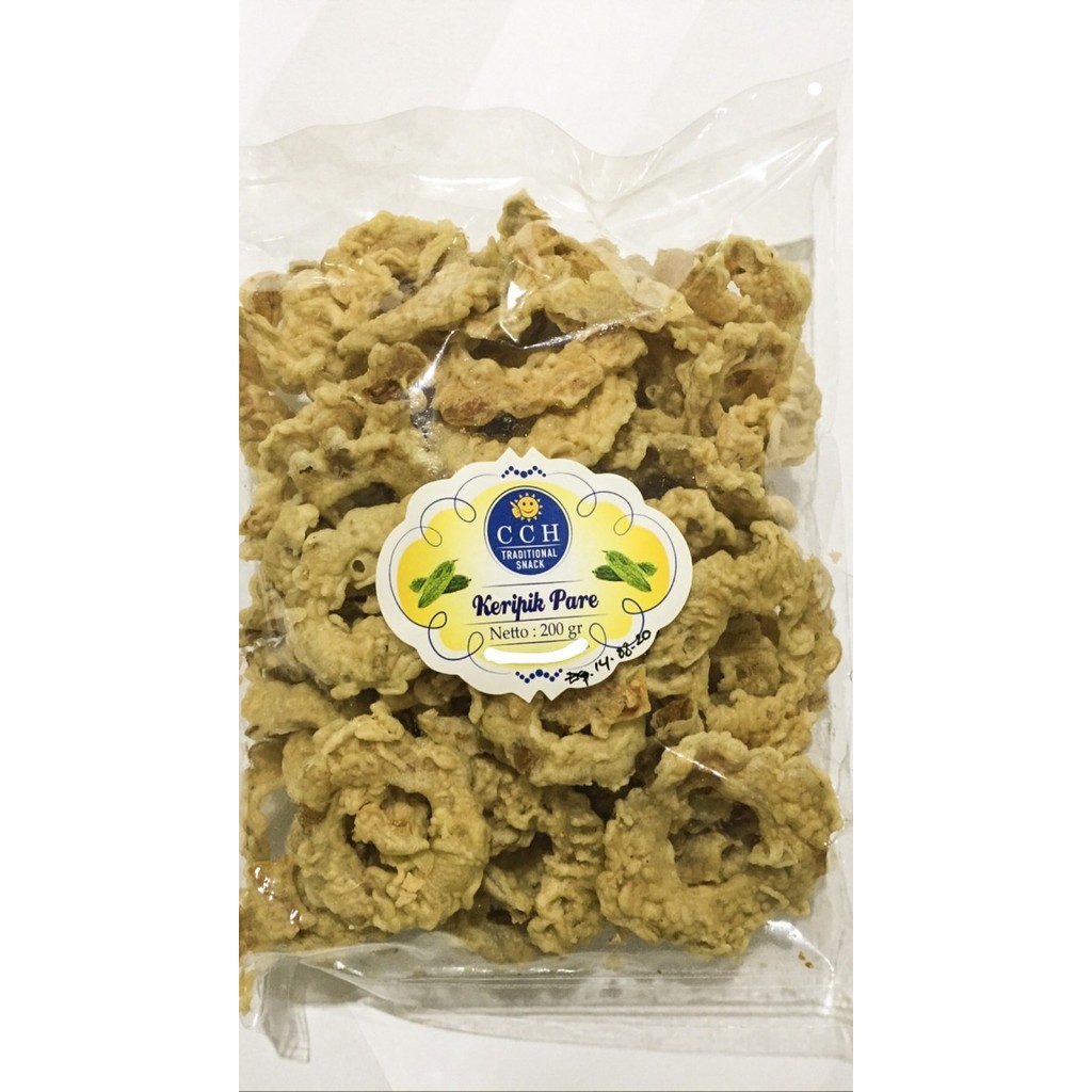 

PROMO Snack Indonesia Penyedap Rasa Keripik Pare Gurih Murah Renyah 200 gram