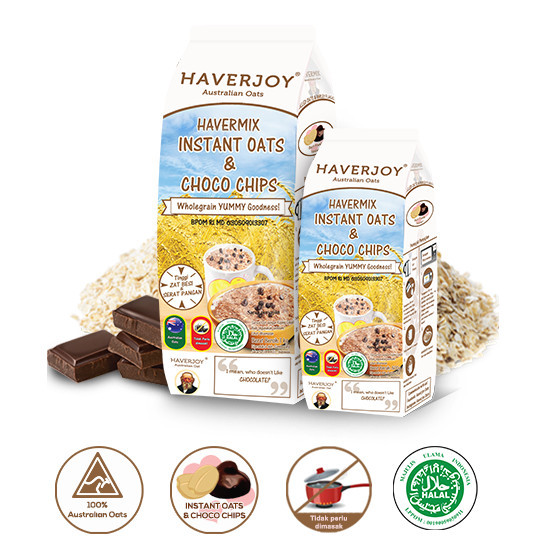 

MURAH Haverjoy Havermix Instant Oats Choco Chips 1 kg