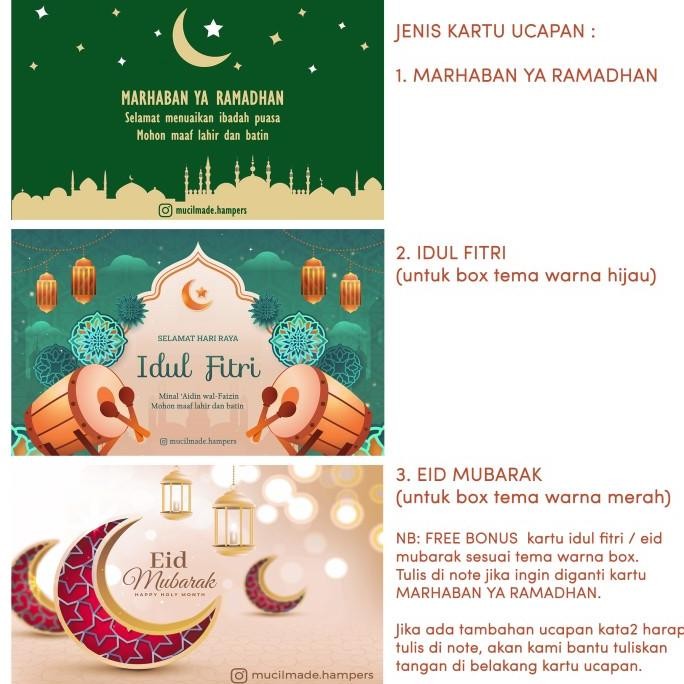 

Super Sale!, Parsel Ramadan Hampers Idul Fitri Hadiah Lebaran Eid Mubarak Gift Set