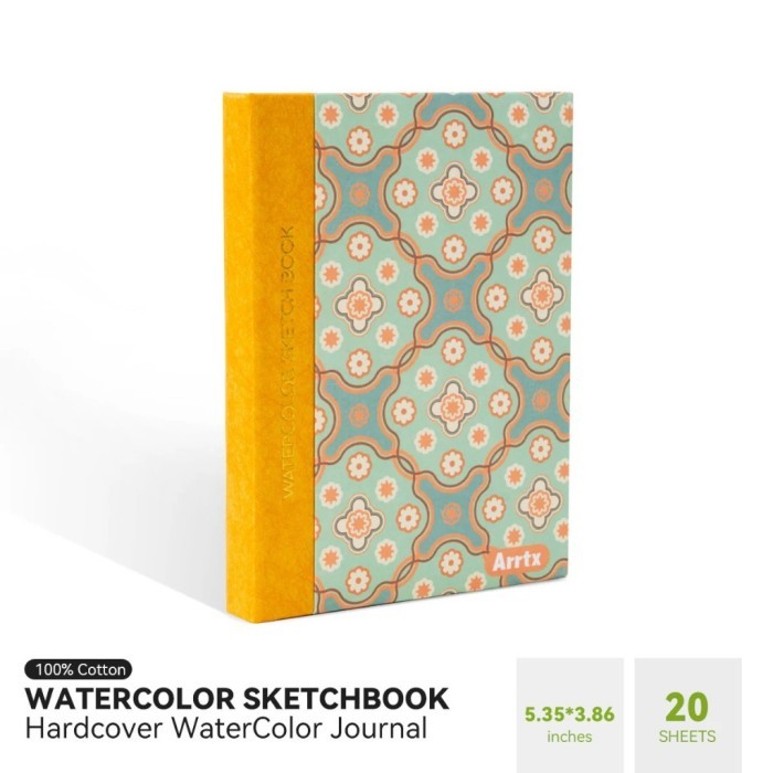 

Arrtx Watercolor Journal Sketchbook Hardcover 98x136mm