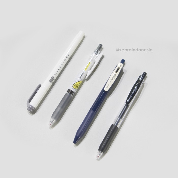 

Zebra Gel Pen Pulpen Sarasa Highlighter Mildliner Paket Alat Tulis