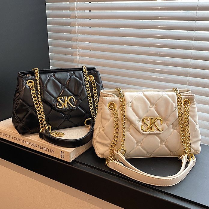 Tas Selempang Kecil Gaya Chanel Berlapis Fashion Gaya Korea