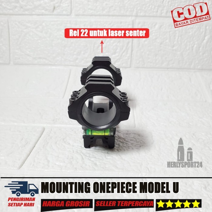 Original.. Monting One Piece Rel 11 Dan 22 Onepiece Mounting Teleskop Od 25 30