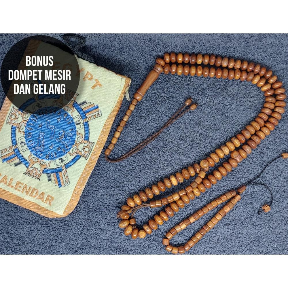TASBIH KOKA TASBIH KAYU KAOKAH TASBIH KOKKA TASBIH KAYU KOKAH SIZE 9 MM 100 BUTIR ORIGINAL IMPORT ME