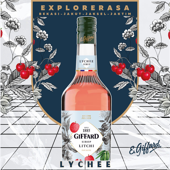 

Giffard syrup Lychee 1L Sirup giffard leci 1 liter