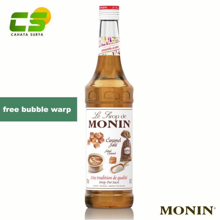 

Monin Syrup/Sirup - Salted Caramel Syrup 700 ml