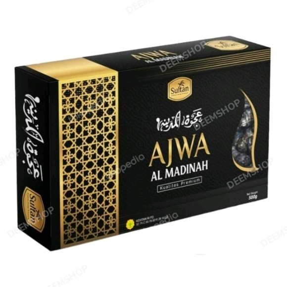 

Kurma Ajwa Madinah Sultan 500gr ORIGINAL Kurma Nabi BEST QUALITY