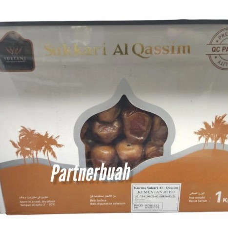 

Kurma Sukkary Sultani Super Premium Jumbo 1Kg