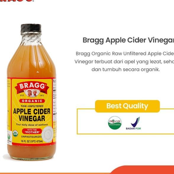 

Bragg Organic Raw Uned Cider Vinegar 473 Ml Toner Wajah