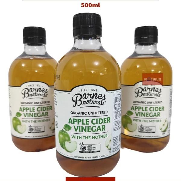 

Barne Natural Cider Vinegar Organic Ml Cua Apel Autrali