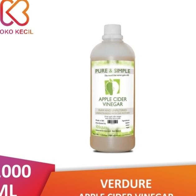 

Verdure Cider Vinegar 1 Ml 1 Lt Cua Apel