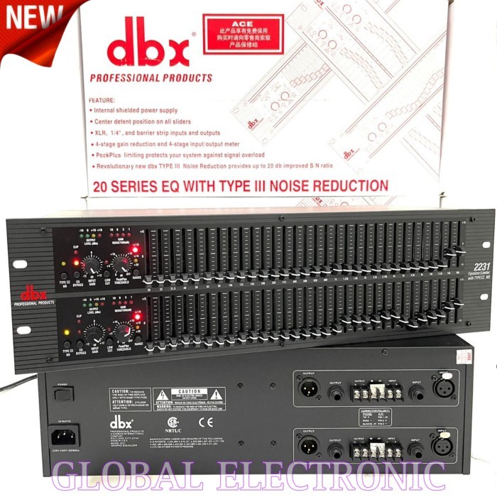 EQUALISER DBX 2231 / DBX2231 GRADE A DBX EQUALIZER