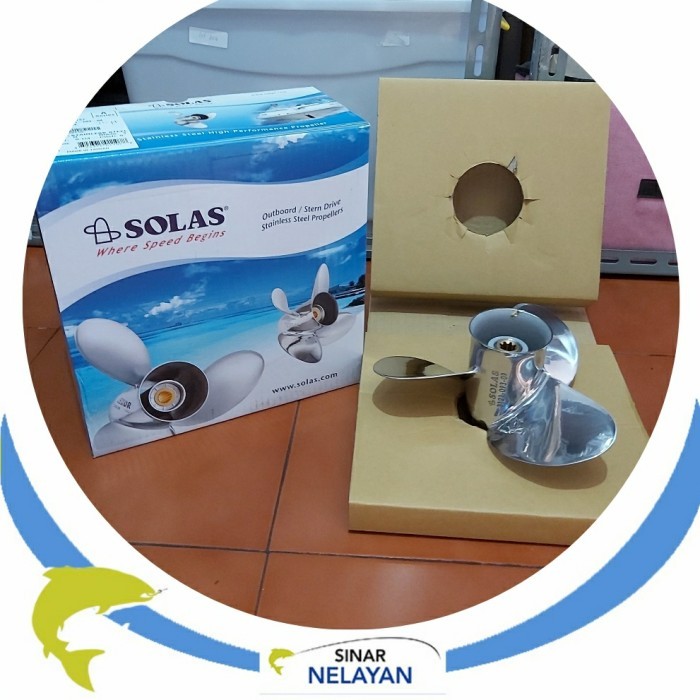 NEW Propeller atau baling kipas Solas untuk Yamaha 15 Pk ukuran 9in