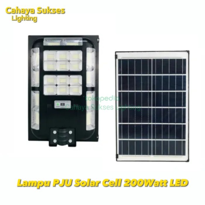 Lampu PJU Tenaga Surya 200Watt LED Solar Cell