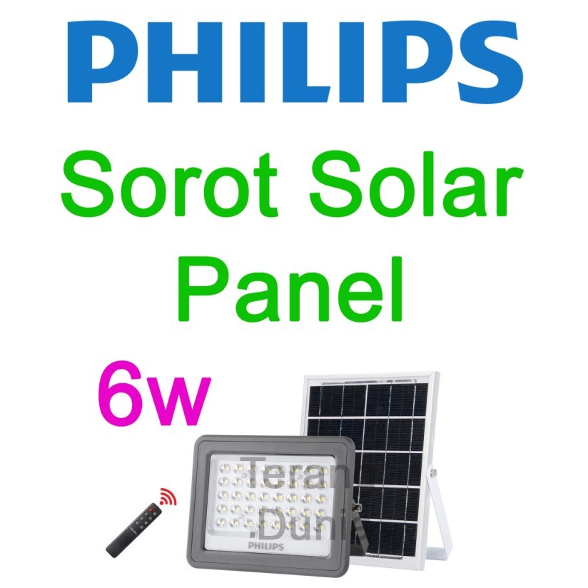 Philips Lampu Solar BVC080 6w Lampu Sorot Solar Philips 6w BVC080