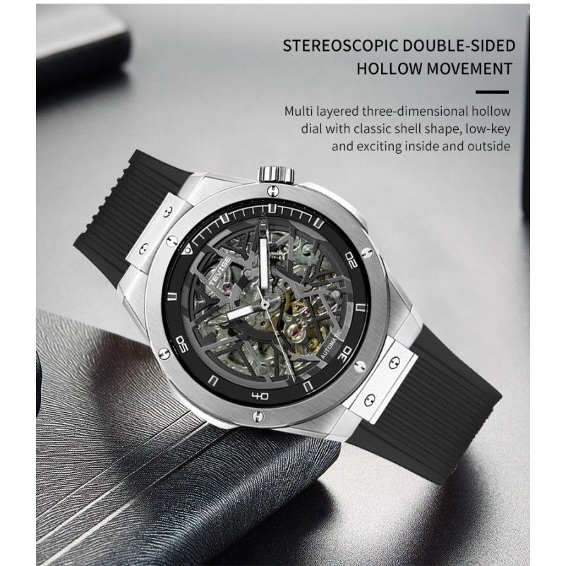Jam Tangan Pria Automatic Tevise Original Berkualitas Tinggi #Gratisongkir #Sale #Discount